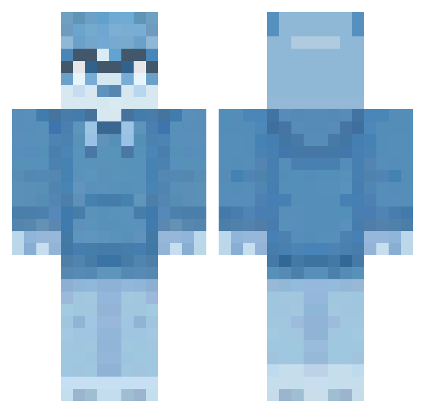 Przemowskyy Minecraft skin, front and back view