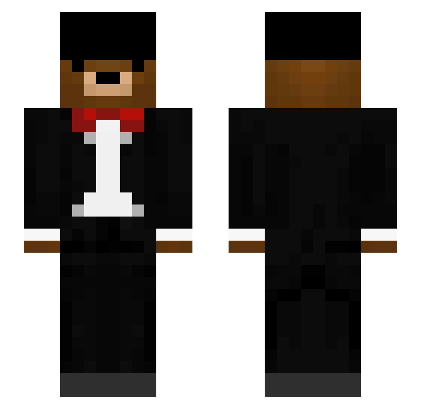 Jerga Minecraft skin, front and back view