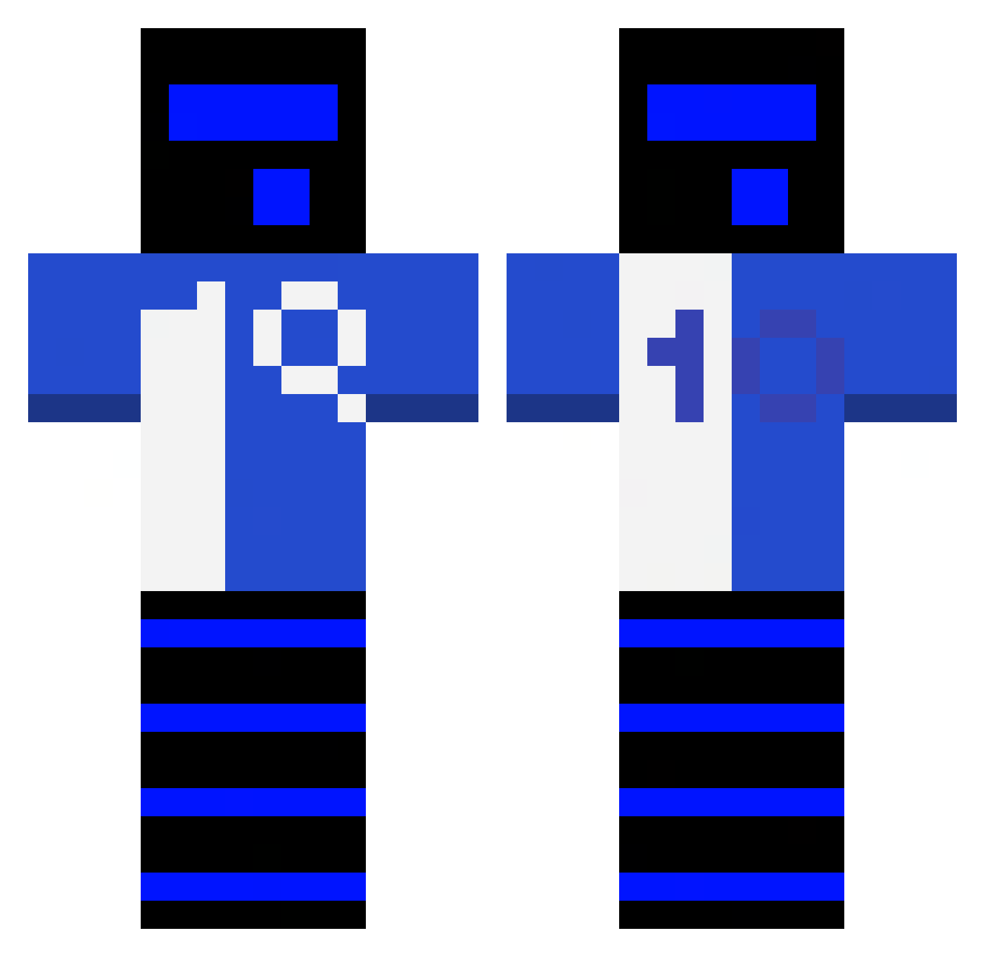 SrQuilmes_ Minecraft skin, front and back view