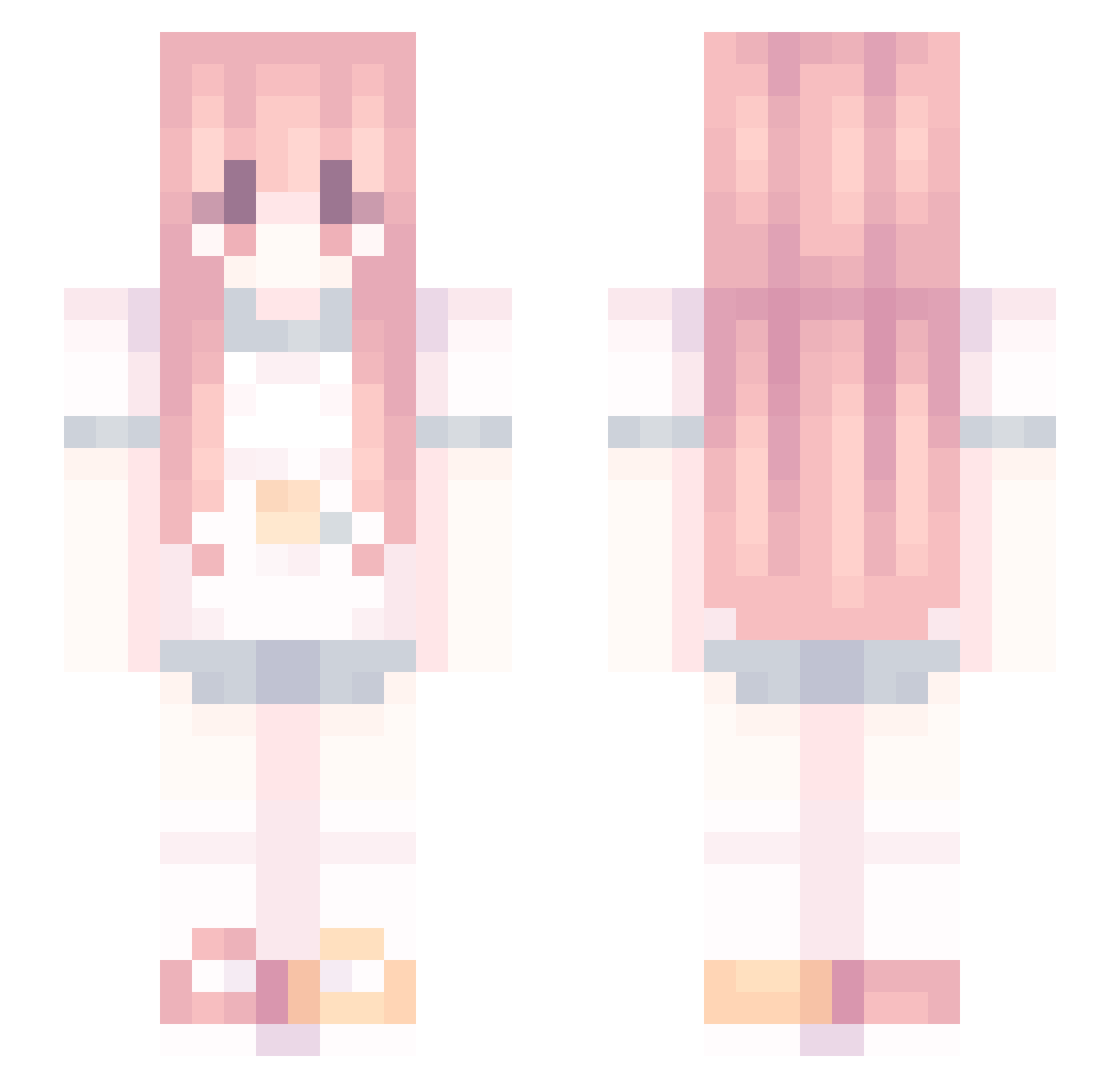 tilom1 Minecraft skin, front and back view