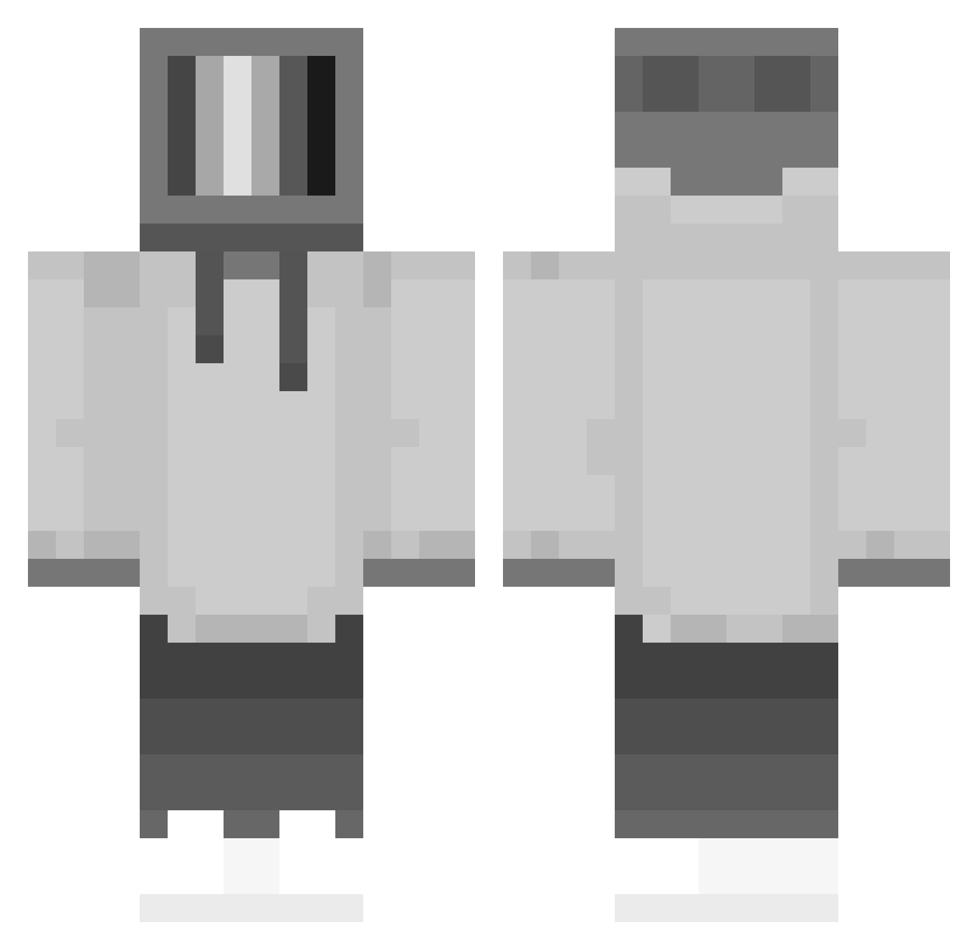 Txmmo_ Minecraft skin, front and back view