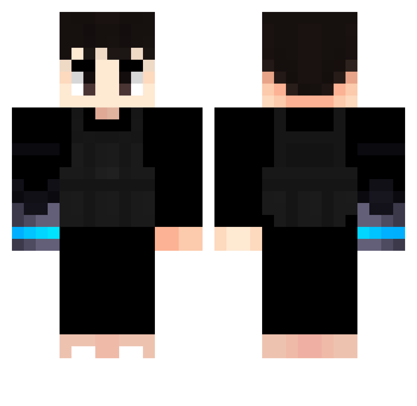 svbaaaaa Minecraft skin, front and back view
