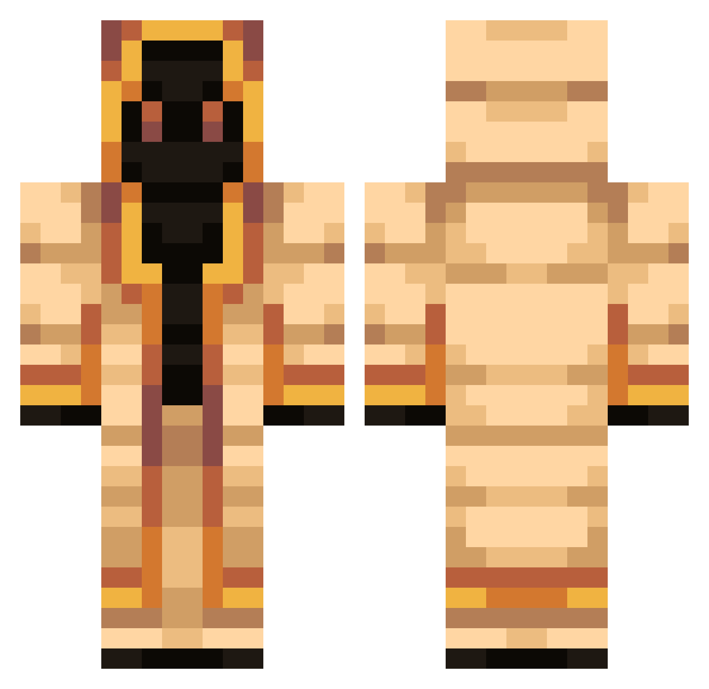 Will_Del Minecraft skin, front and back view