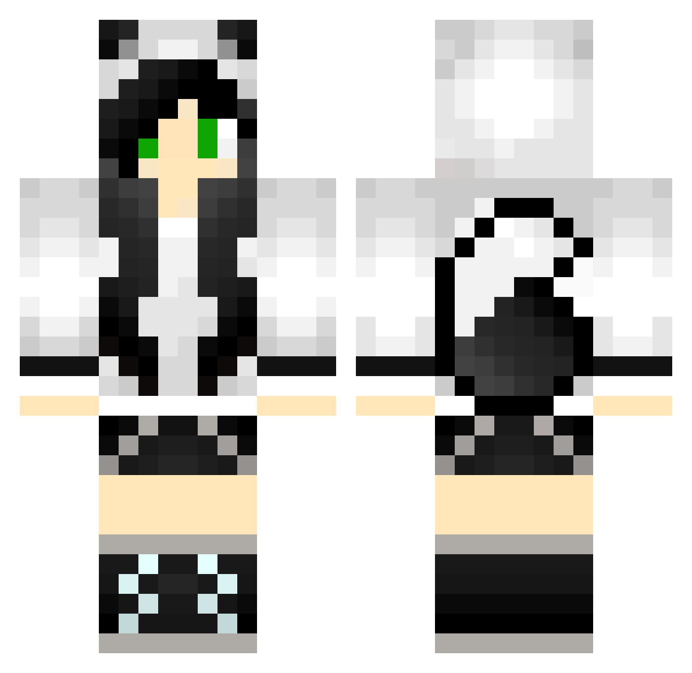 iolanthe Minecraft skin, front and back view