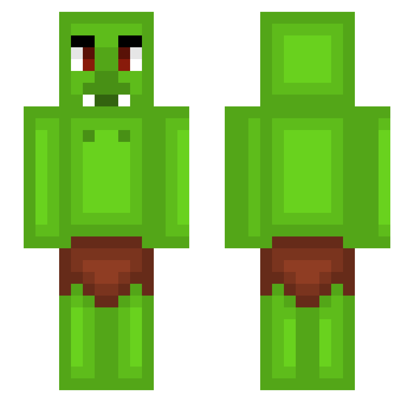 swartzz92 Minecraft skin, front and back view