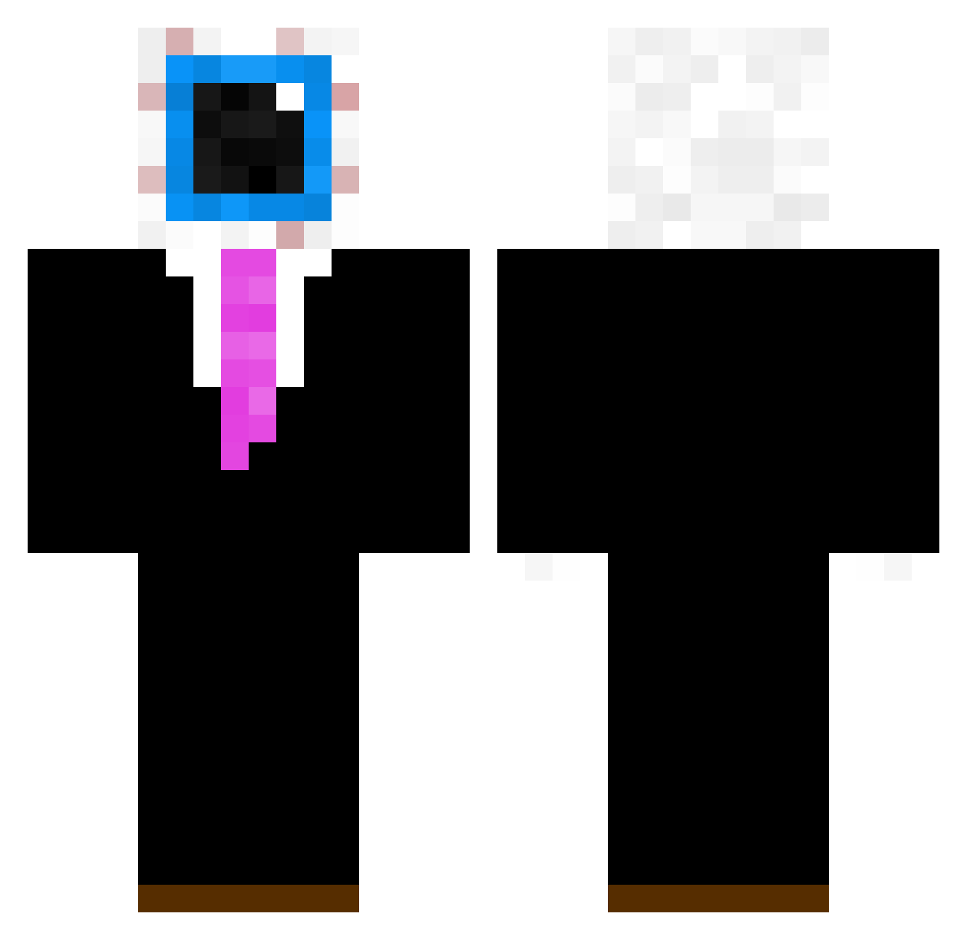 eggchanvn Minecraft skin, front and back view