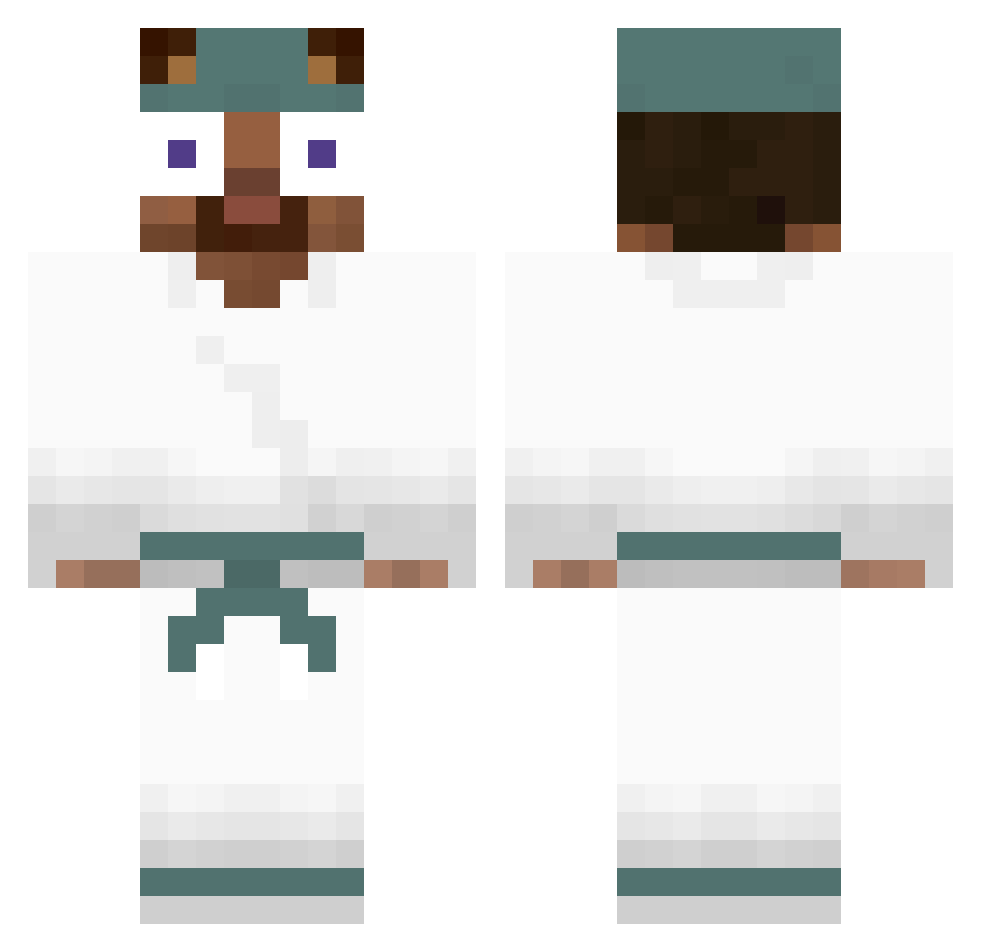 SIFILAKE Minecraft skin, front and back view