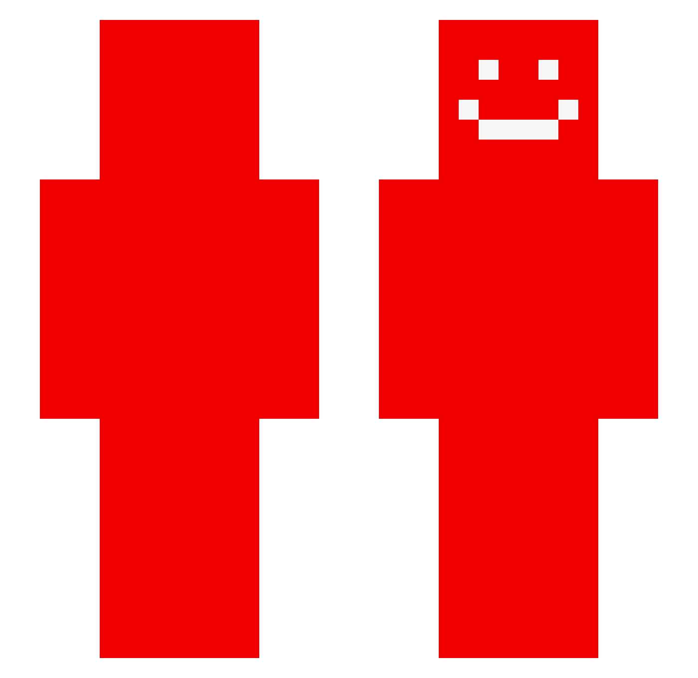 SE8AS877 Minecraft skin, front and back view