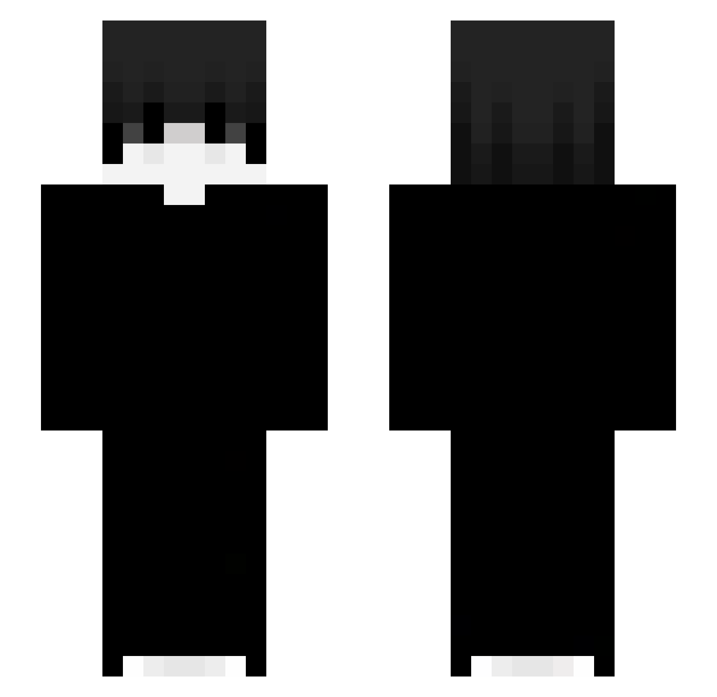 StudentsBMW Minecraft skin, front and back view