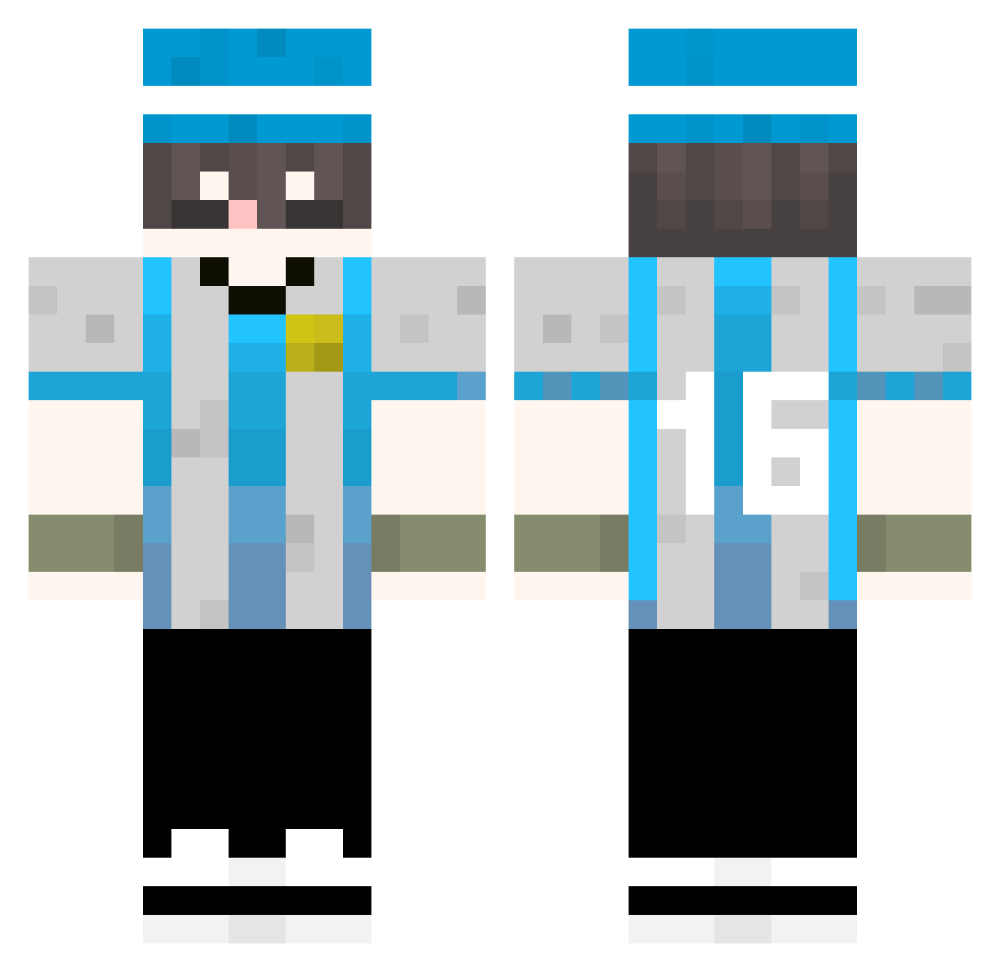 lavimoldavi Minecraft skin, front and back view