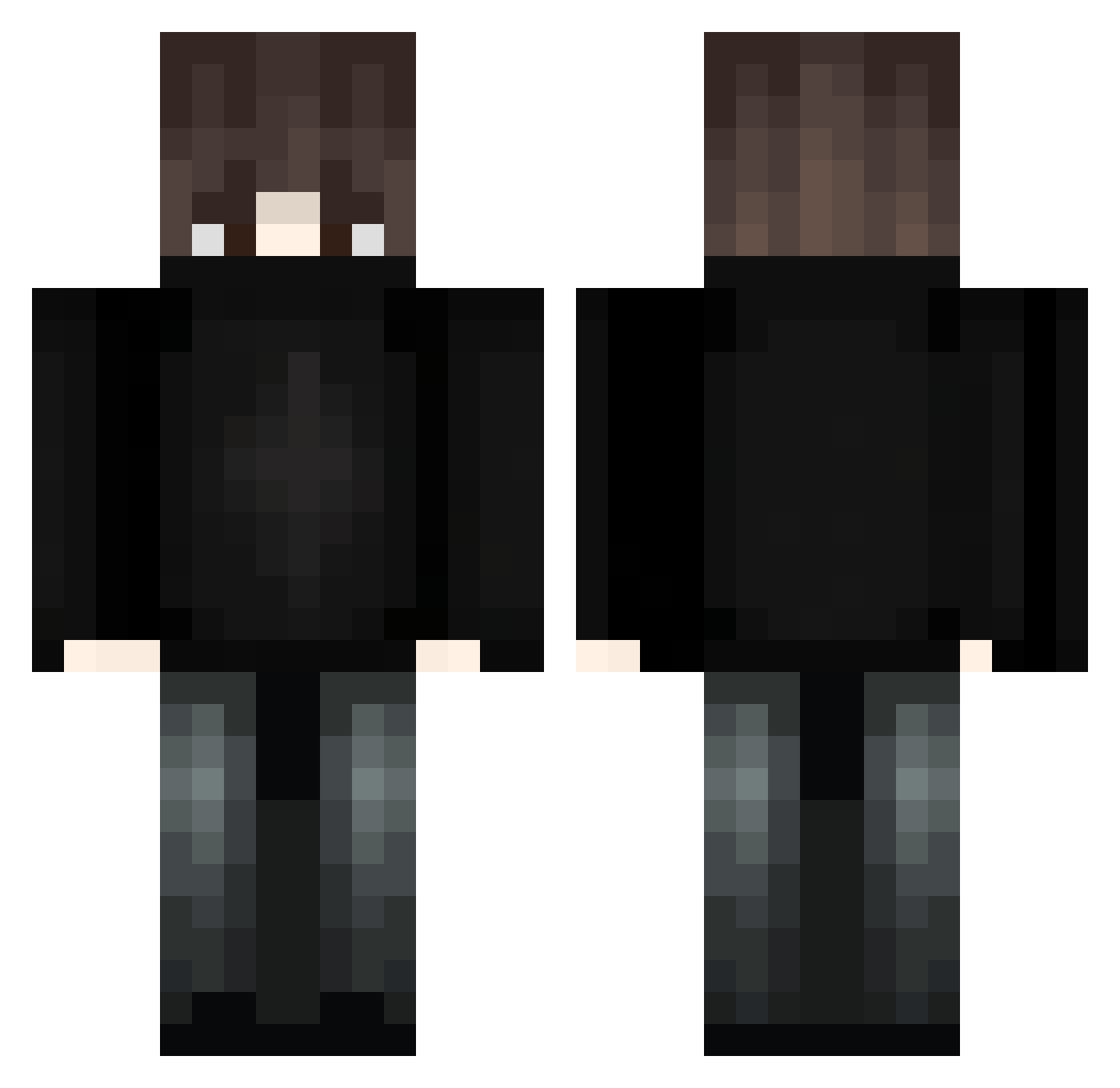 Szeryfek32 Minecraft skin, front and back view