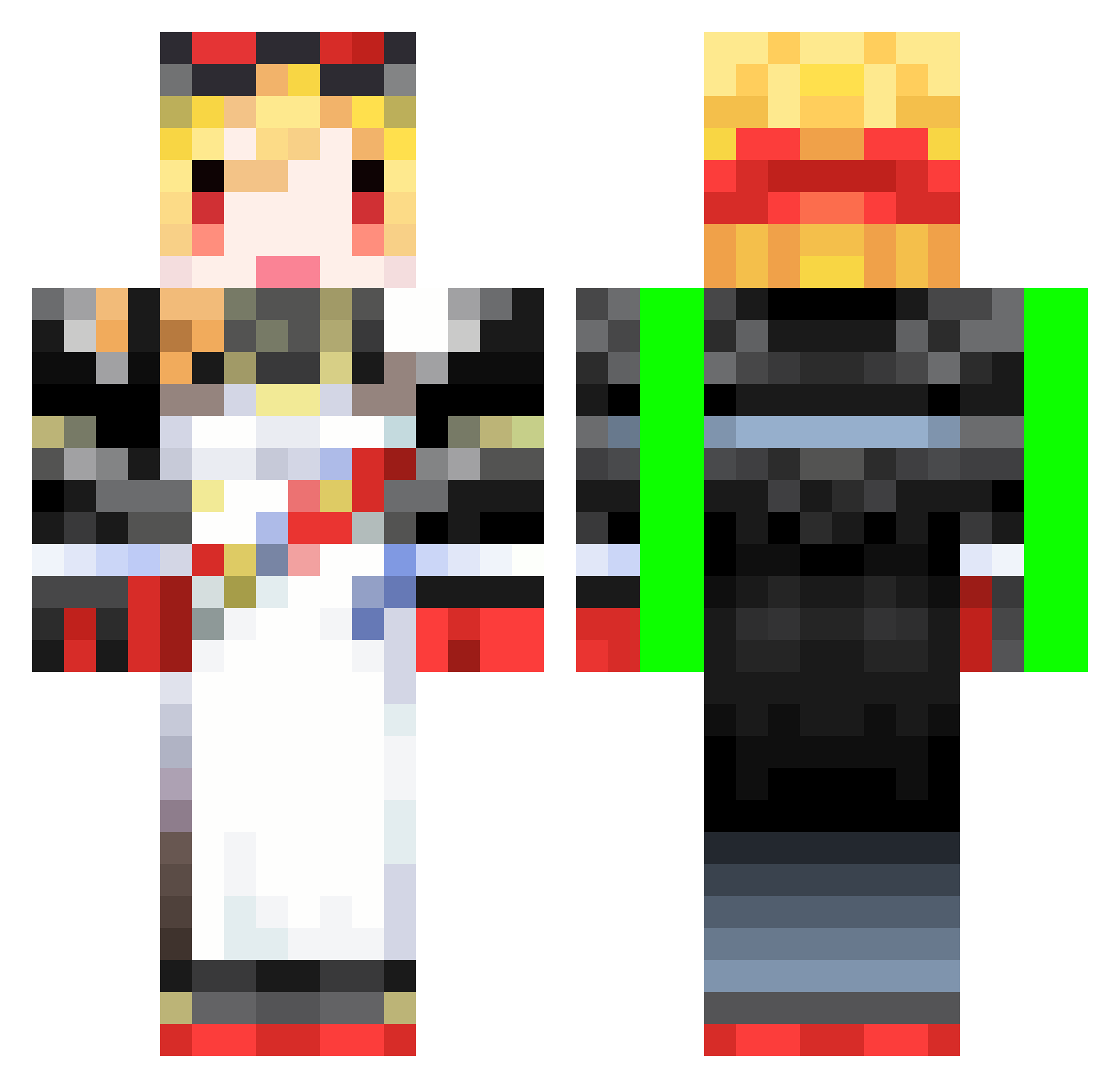 Epsilon_SG Minecraft skin, front and back view