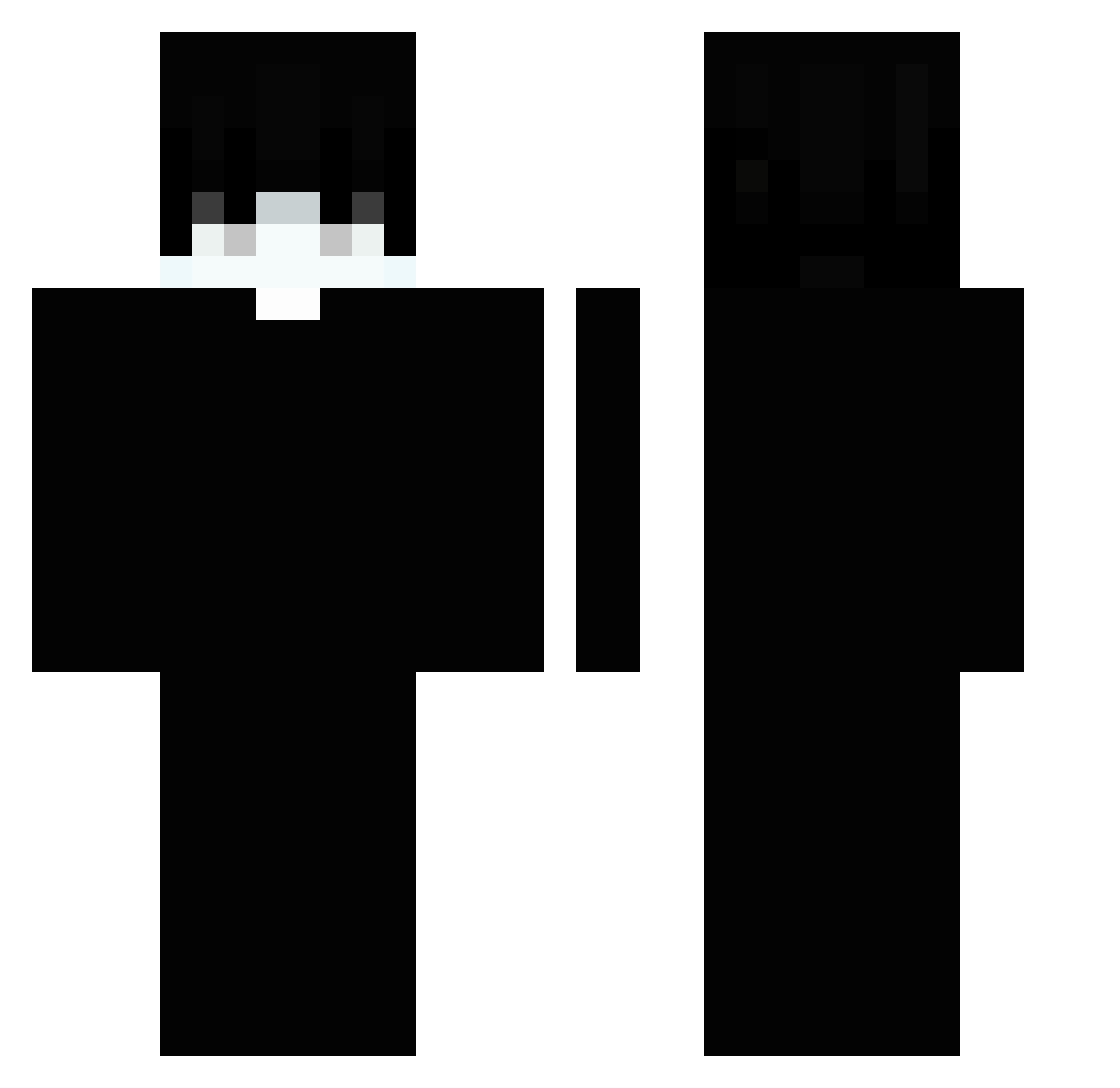 savelife Minecraft skin, front and back view