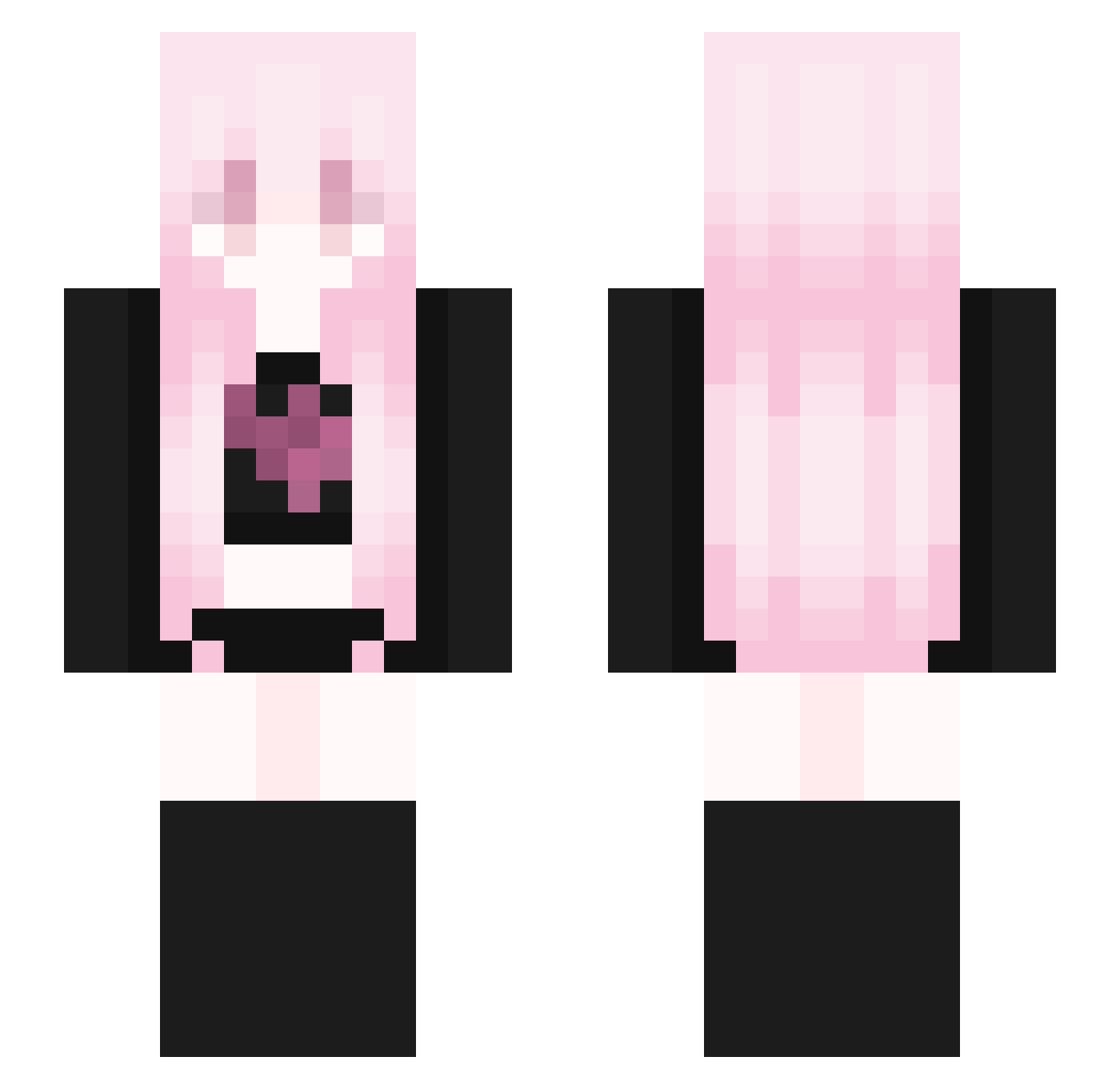 xiaolang3 Minecraft skin, front and back view