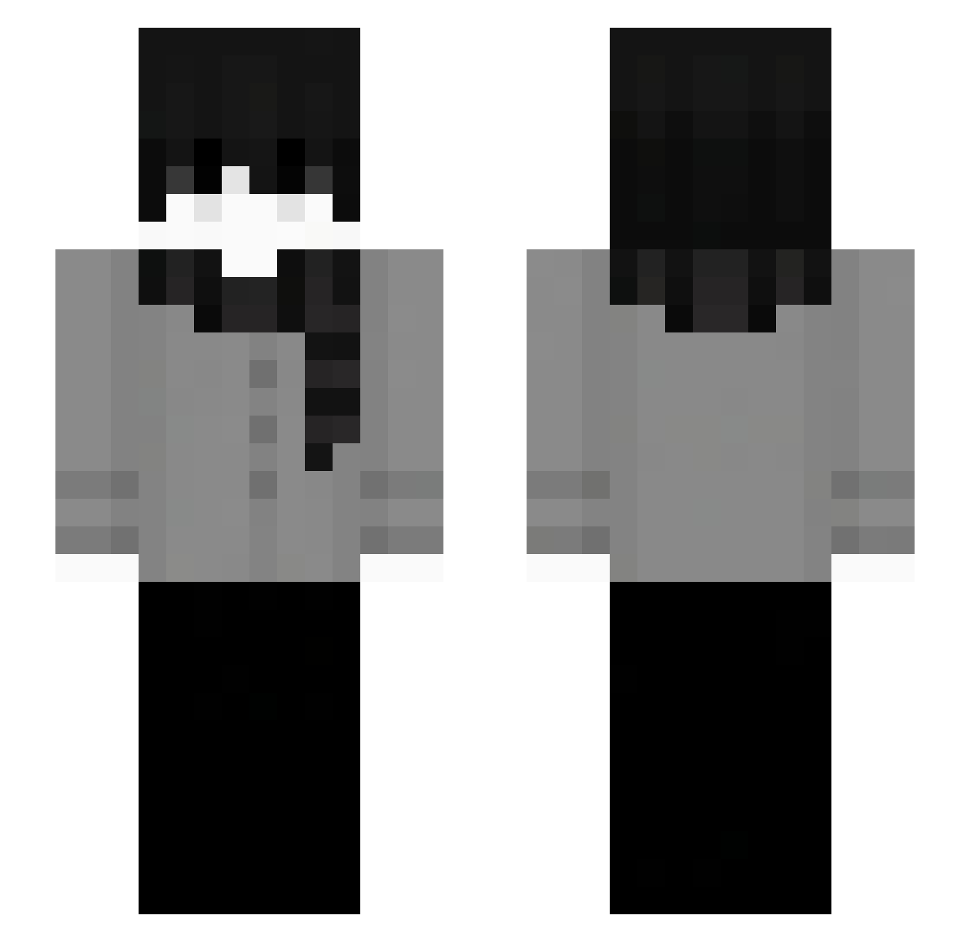 LethalCakeStrike Minecraft skin, front and back view