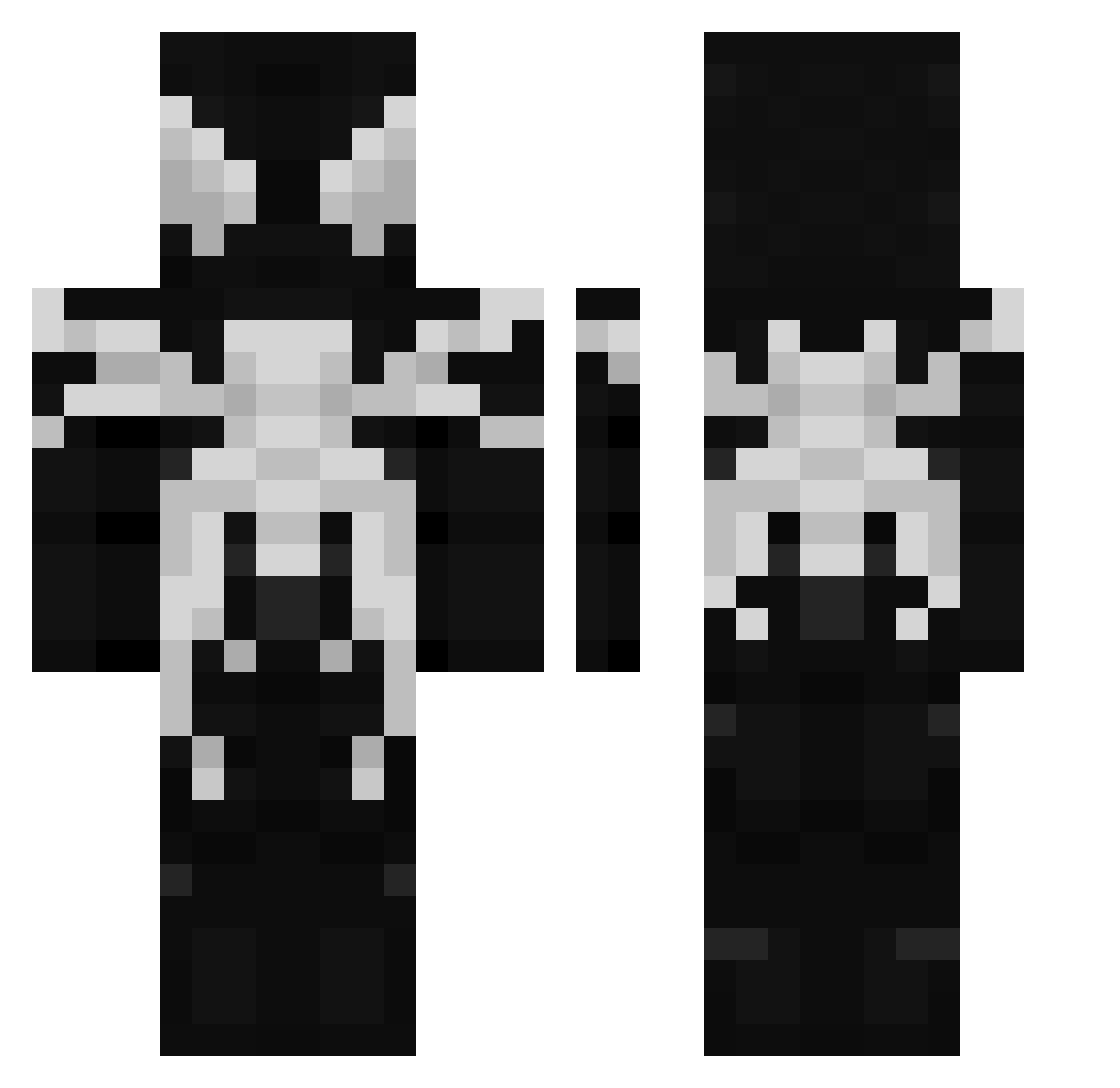 Liam150120 Minecraft skin, front and back view