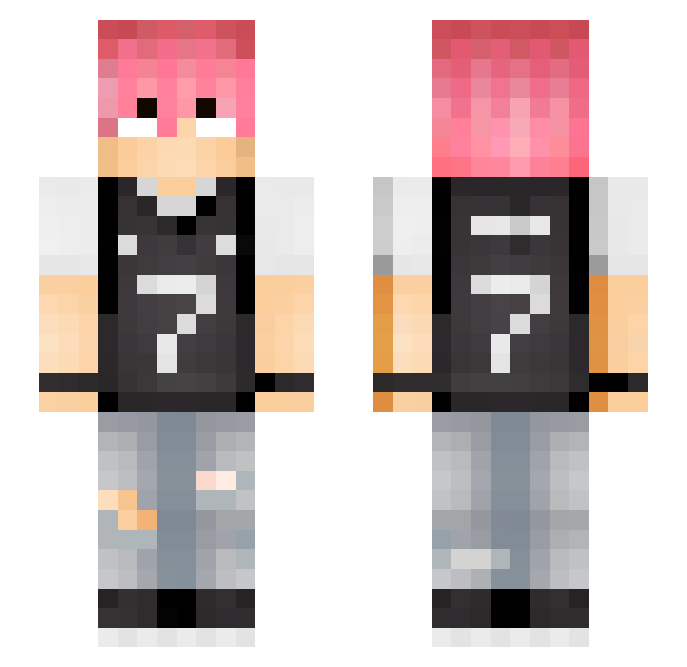 Leskoo__ Minecraft skin, front and back view