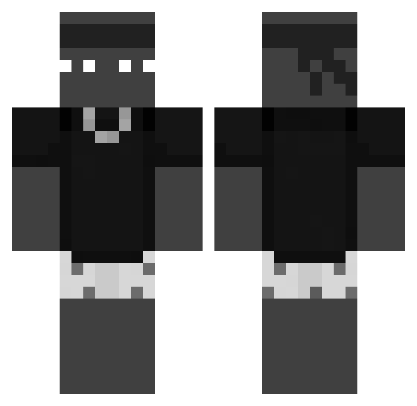 DonJose150 Minecraft skin, front and back view