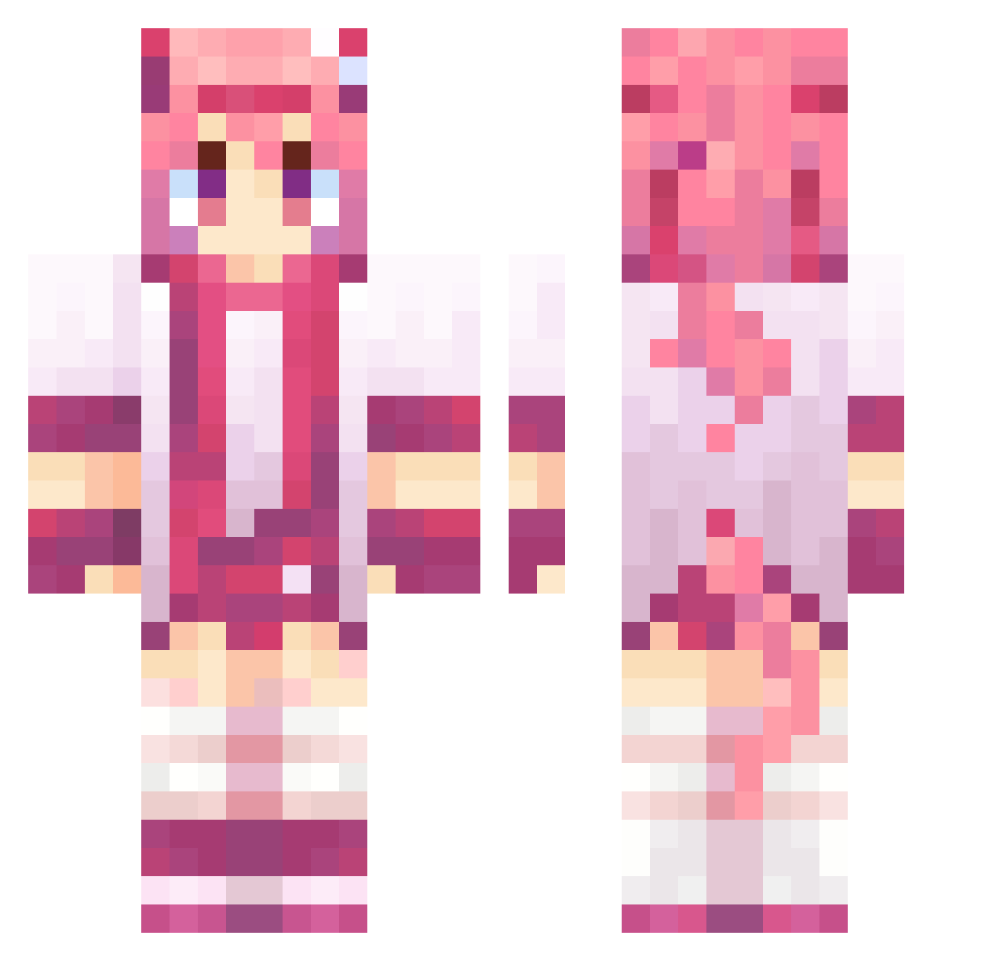 T3RR0R_BYT3Z Minecraft skin, front and back view