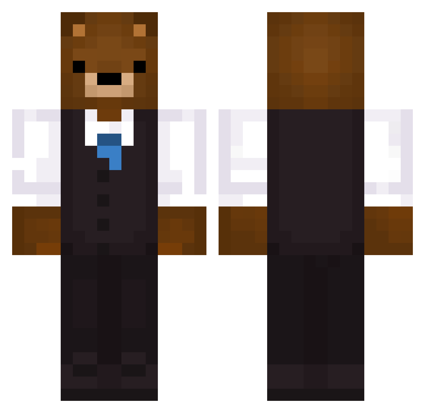 splonxi69 Minecraft skin, front and back view