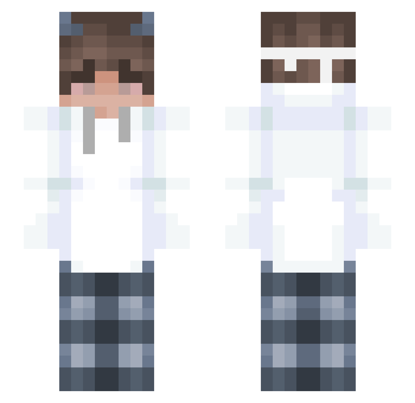 rival103 Minecraft skin, front and back view