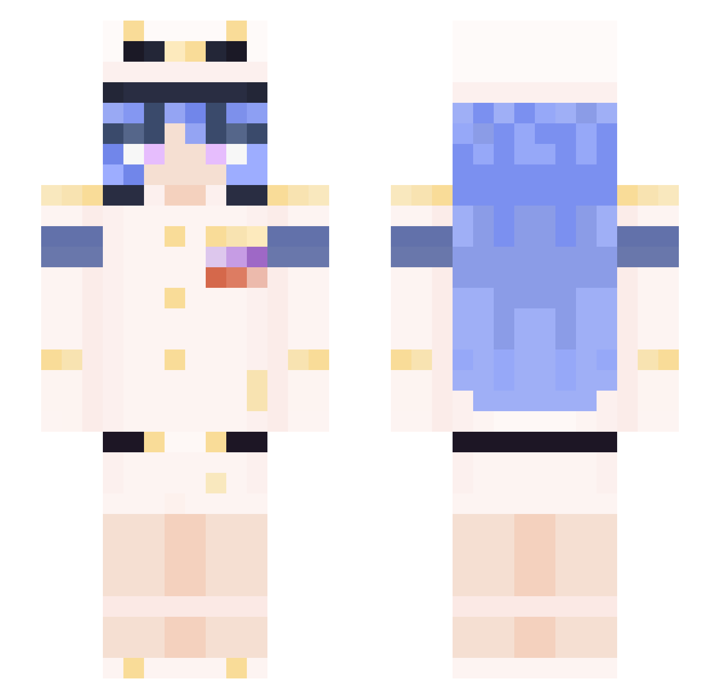 yousung0908 Minecraft skin, front and back view