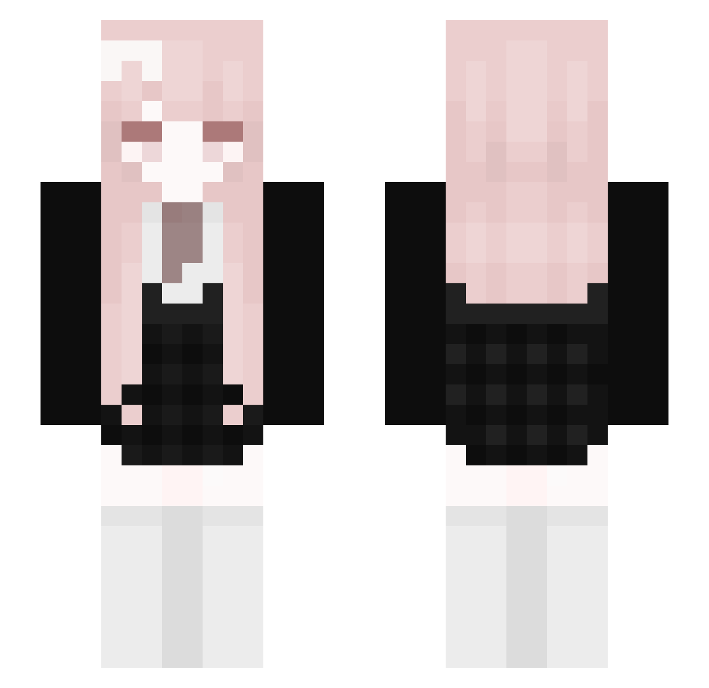 GangsterGrandpa_ Minecraft skin, front and back view