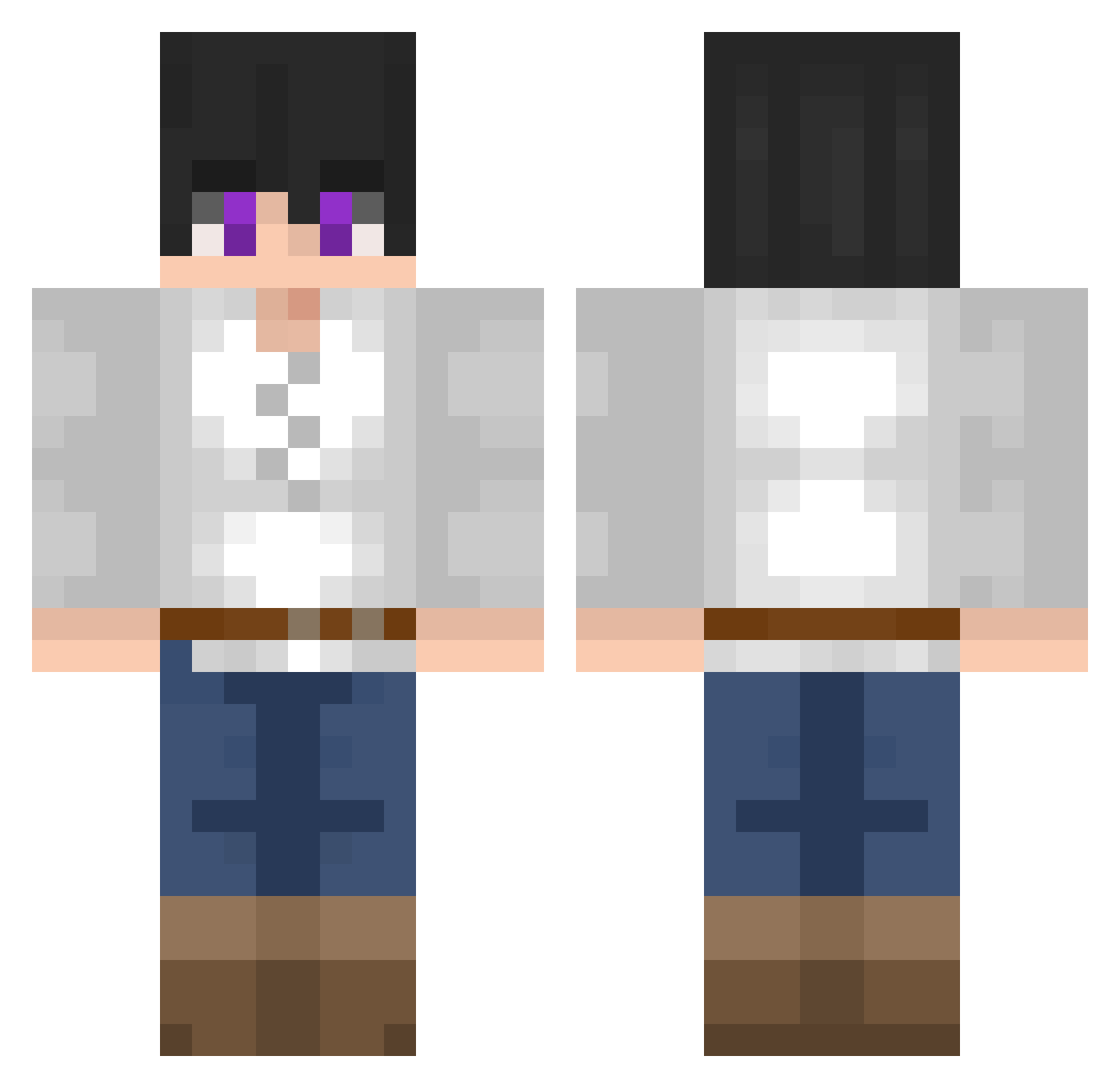 Scar_ZIN Minecraft skin, front and back view
