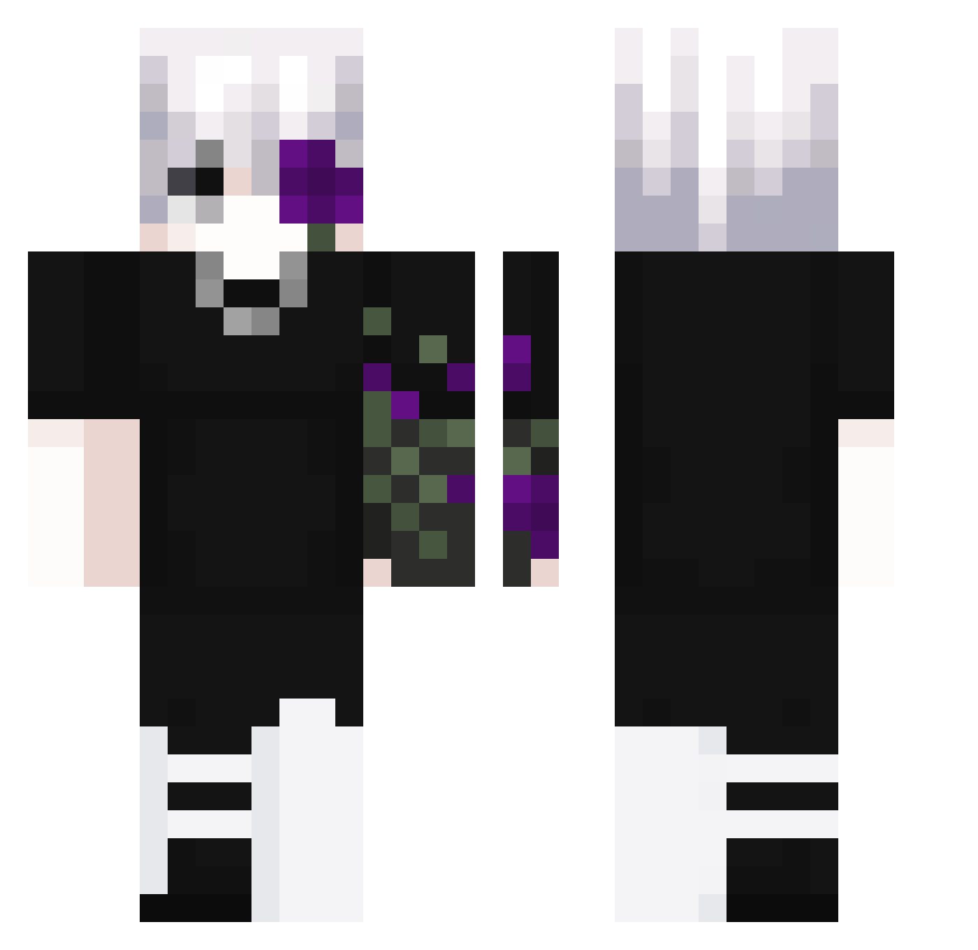 wsh_TW Minecraft skin, front and back view