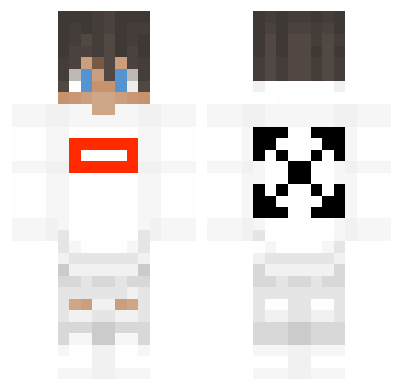 AlexCristian18 Minecraft skin, front and back view