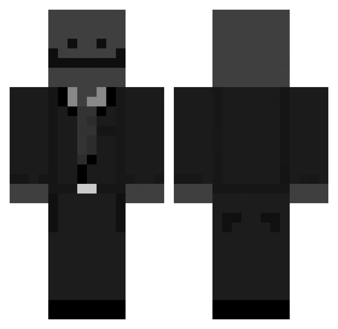 Orlandinio2011 Minecraft skin, front and back view