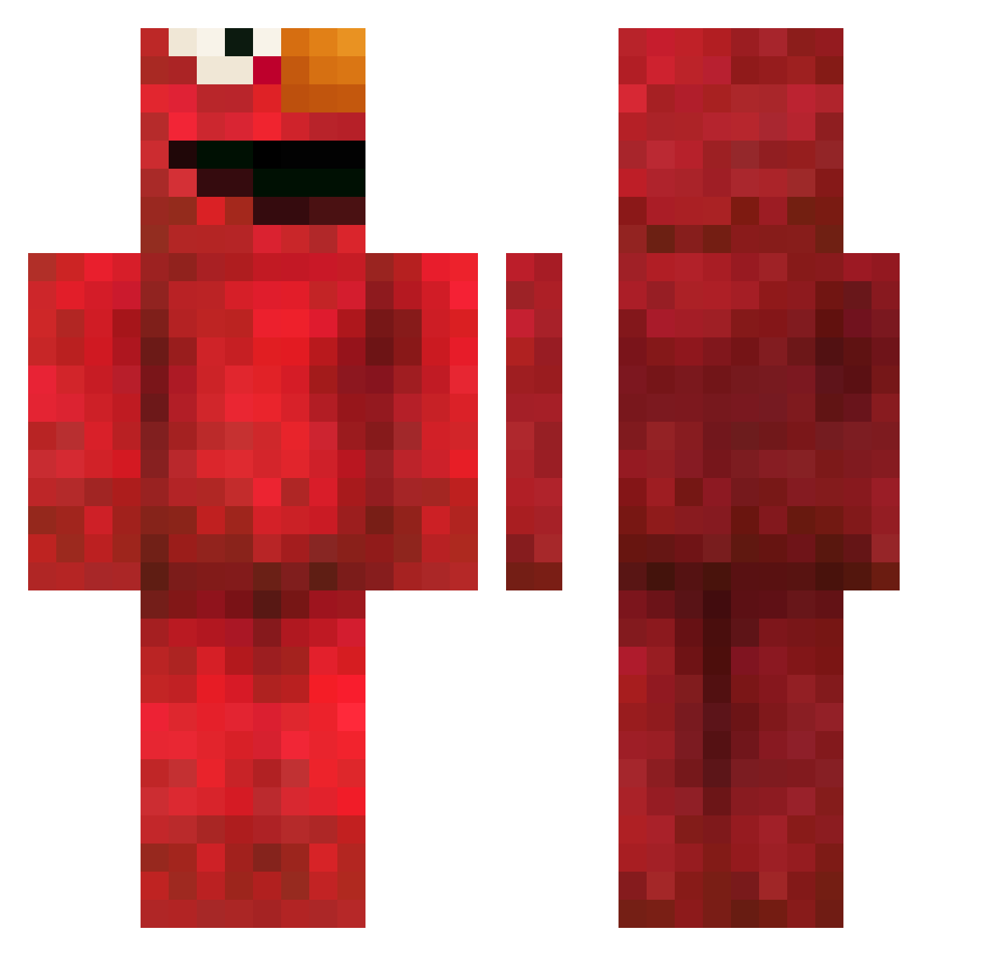 JereGarcia Minecraft skin, front and back view