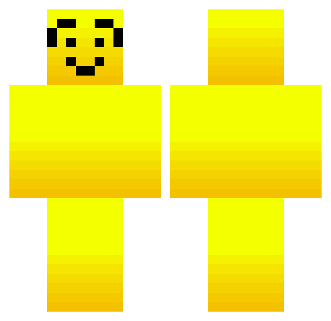 CH4MBR3_4_G4Z Minecraft skin, front and back view