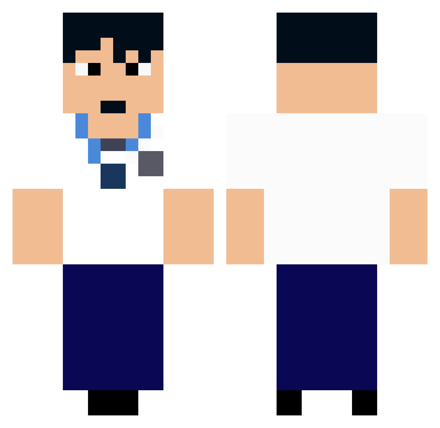 Raphaaboyyy23 Minecraft skin, front and back view