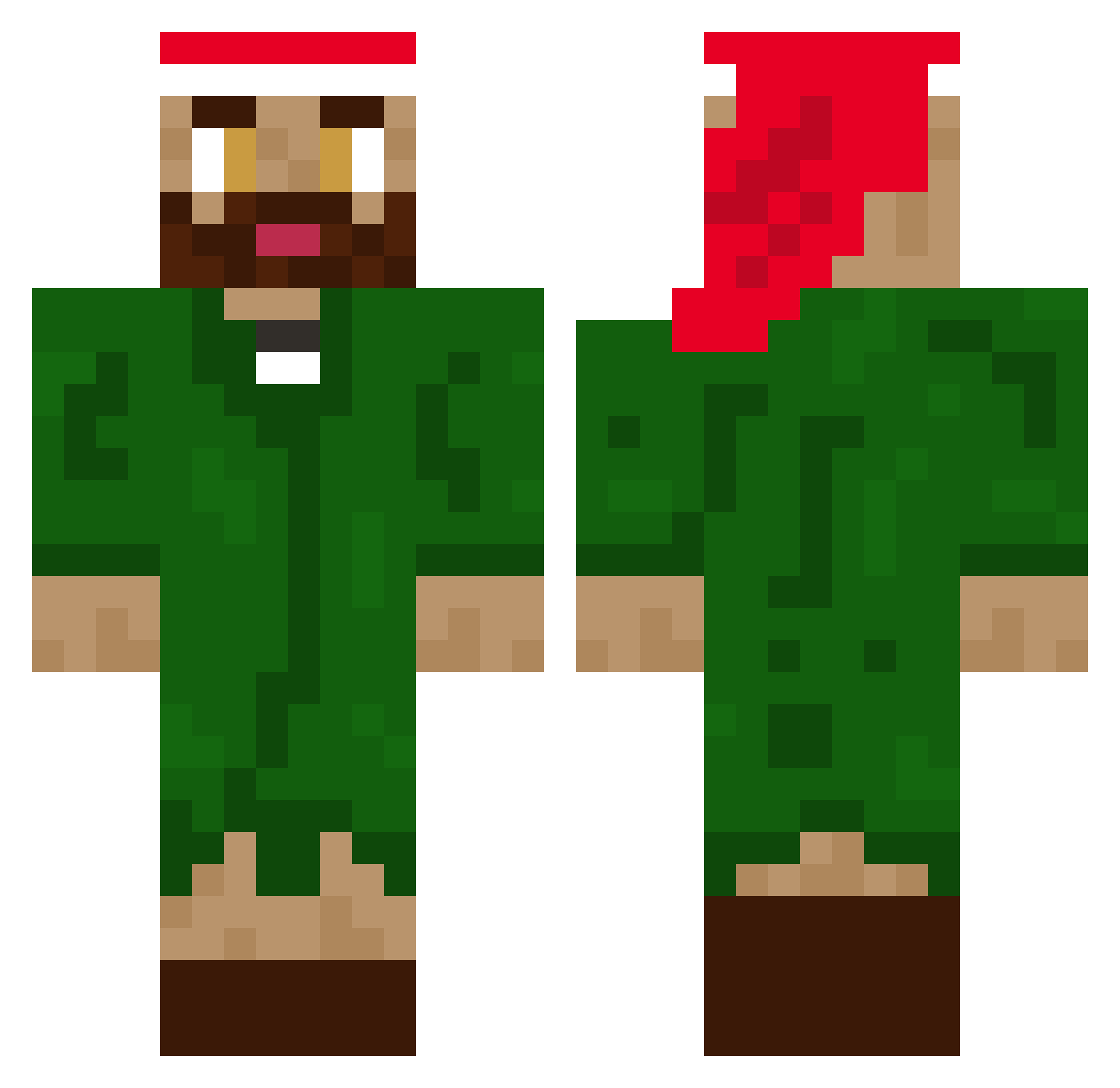 alnor556 Minecraft skin, front and back view