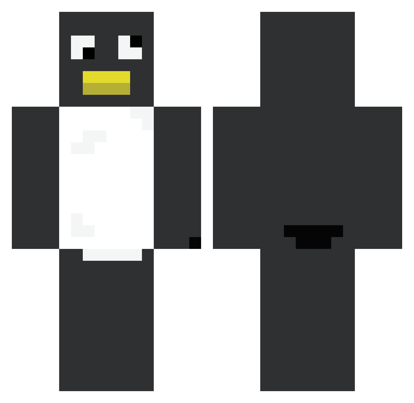 ZakLaMenace_ Minecraft skin, front and back view
