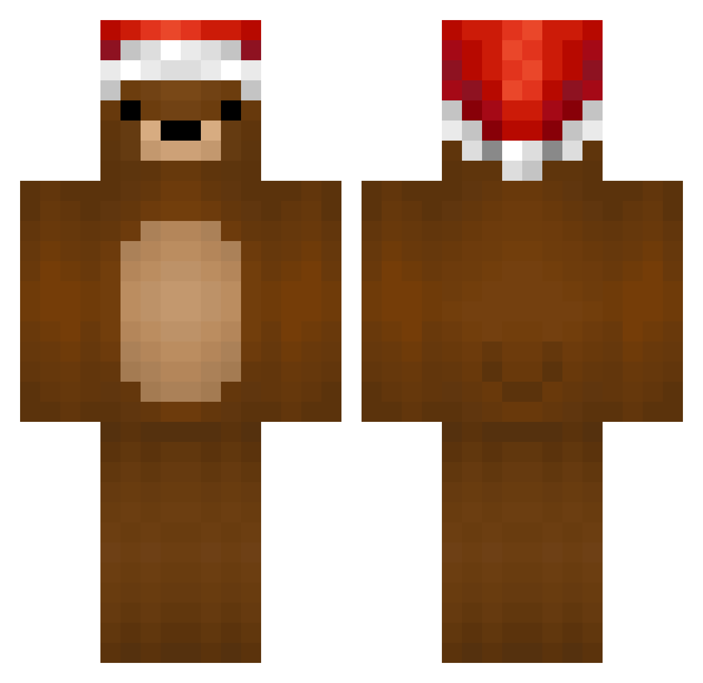 Tantan144Xx Minecraft skin, front and back view