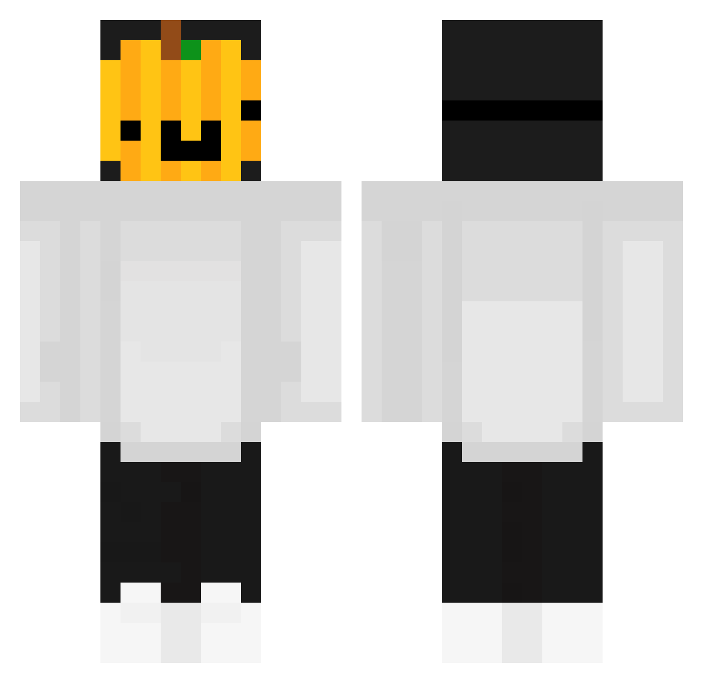 thing004 Minecraft skin, front and back view