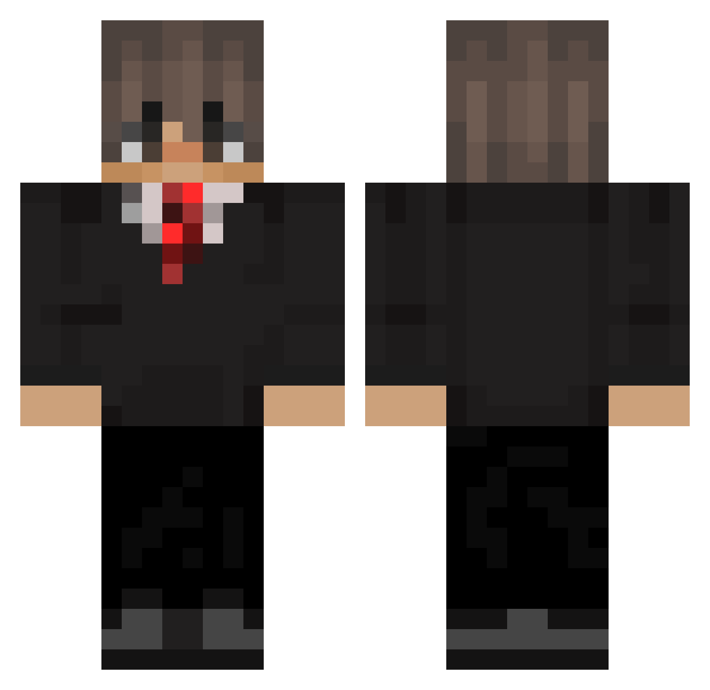 Seba_cz Minecraft skin, front and back view