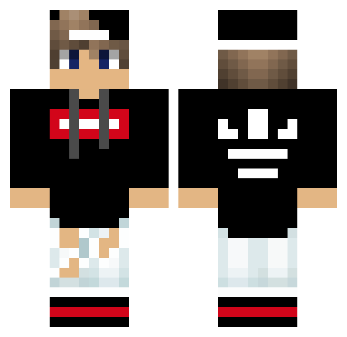 slupo1984 Minecraft skin, front and back view