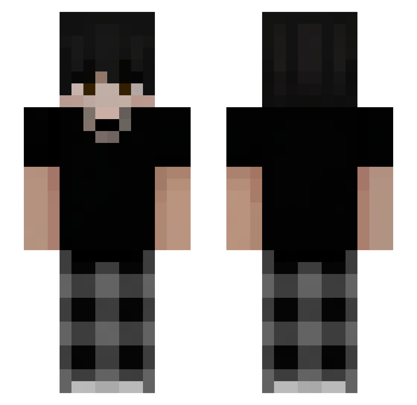 Leozalewski56 Minecraft skin, front and back view