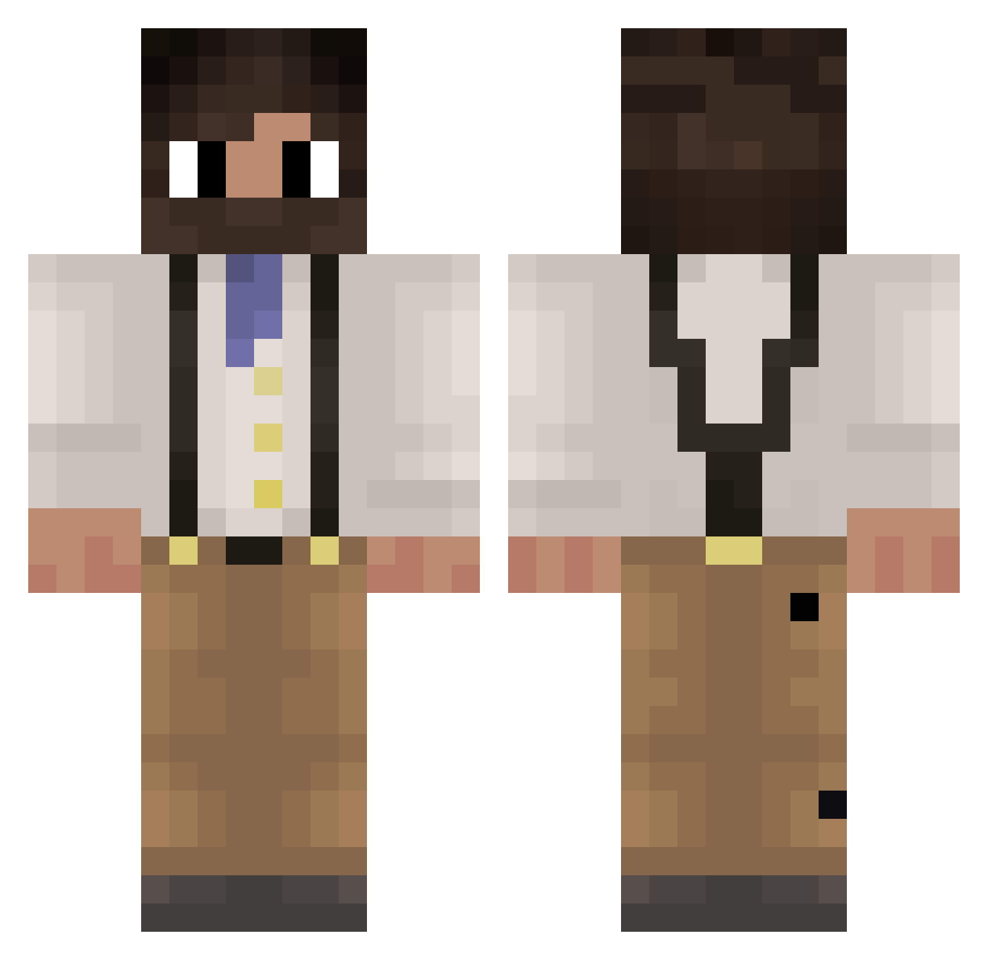 Duolingooo0 Minecraft skin, front and back view