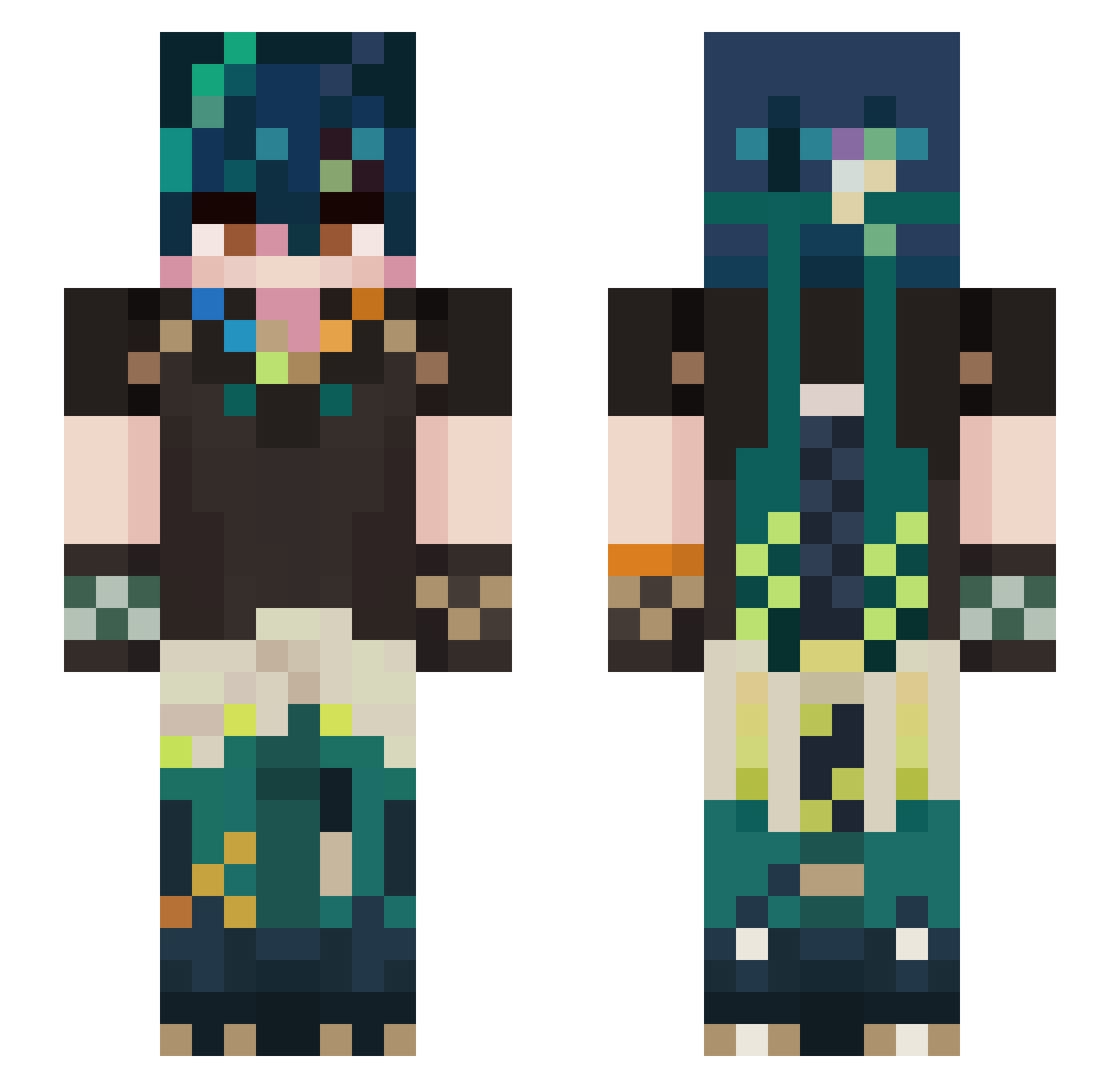 Big_Chonk__ Minecraft skin, front and back view