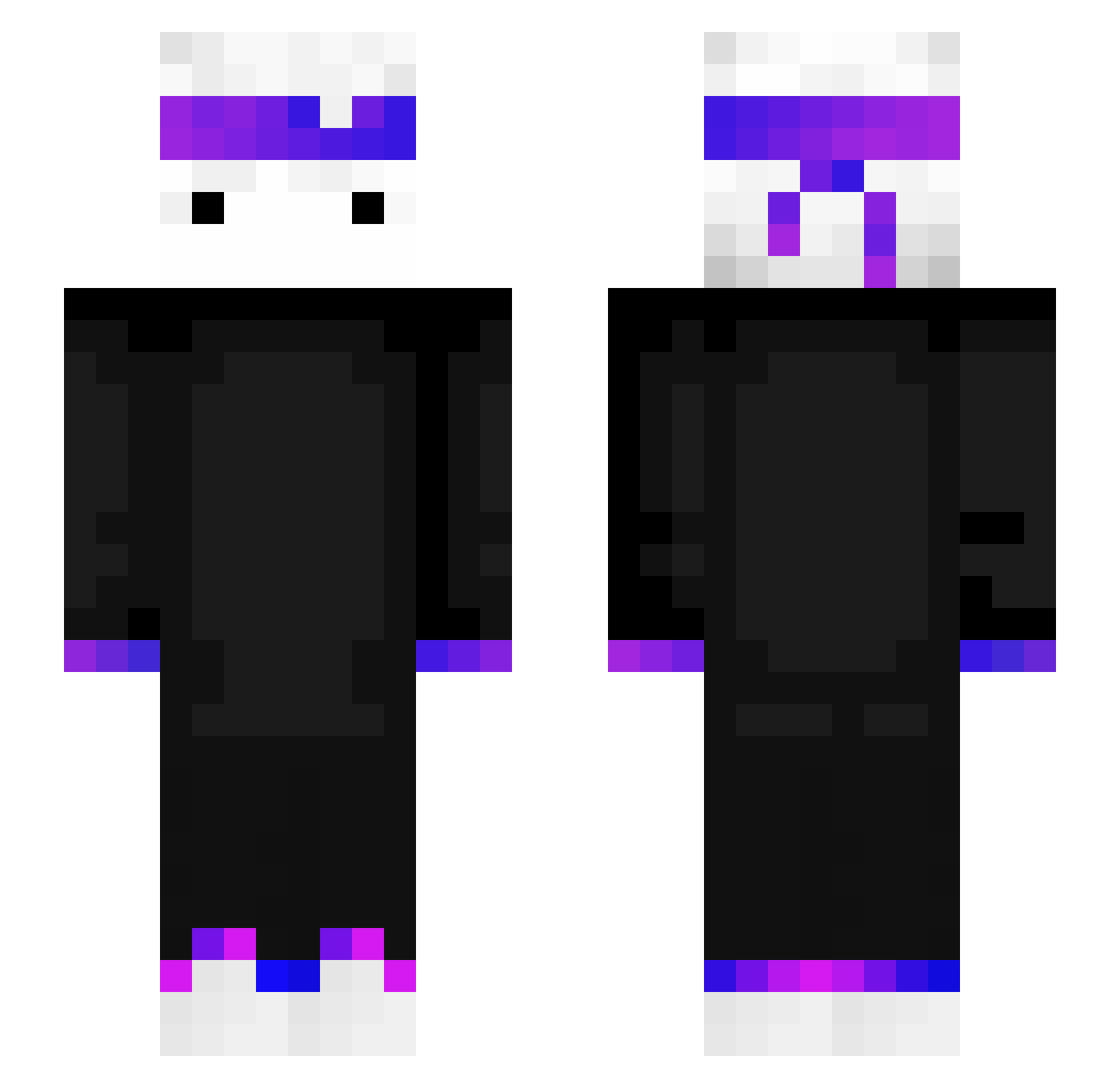 ShellyApple0911 Minecraft skin, front and back view