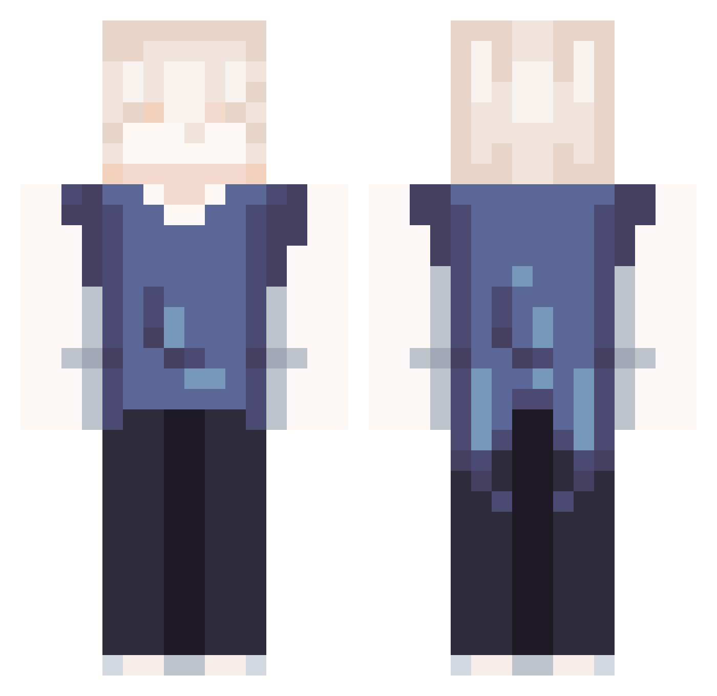 Fordsie_ Minecraft skin, front and back view