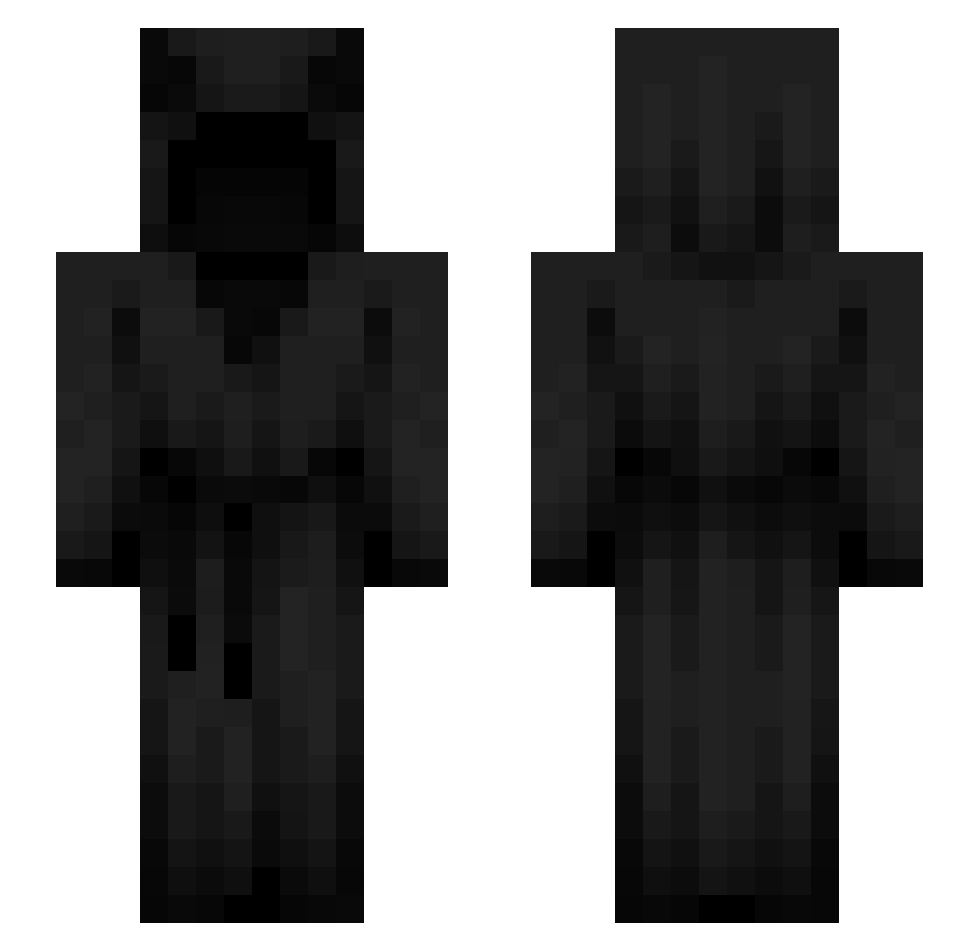 ggSwap Minecraft skin, front and back view
