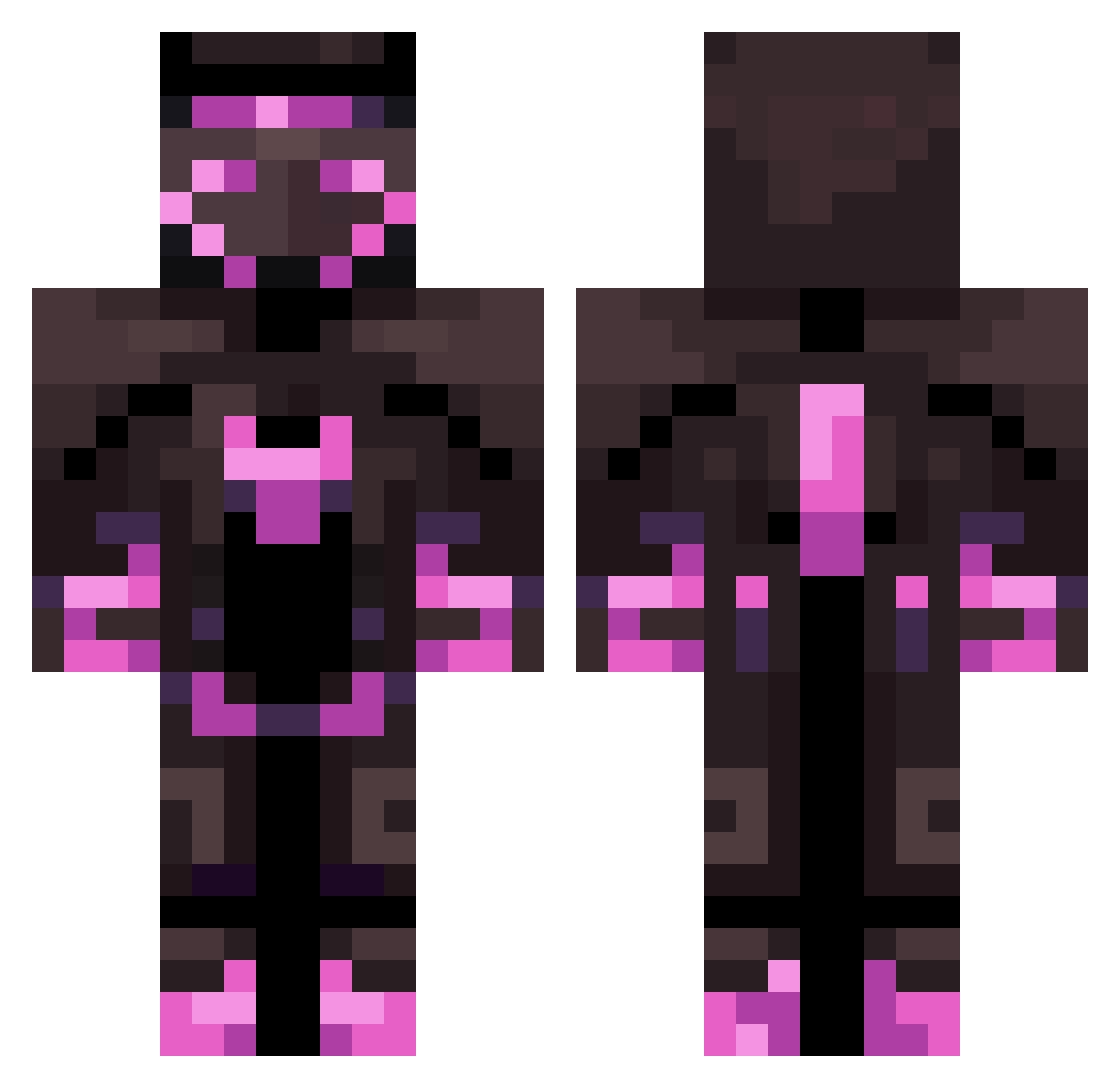 Maxim_Suranov Minecraft skin, front and back view