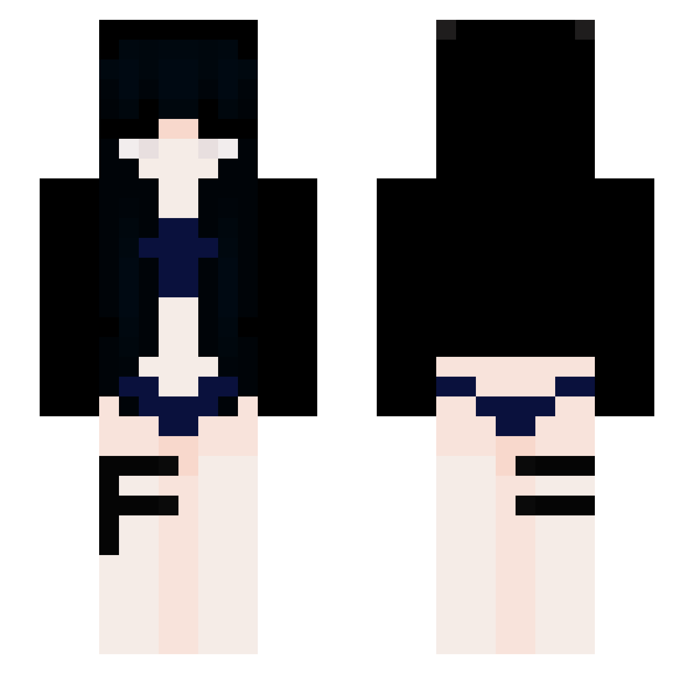Azelastine Minecraft skin, front and back view