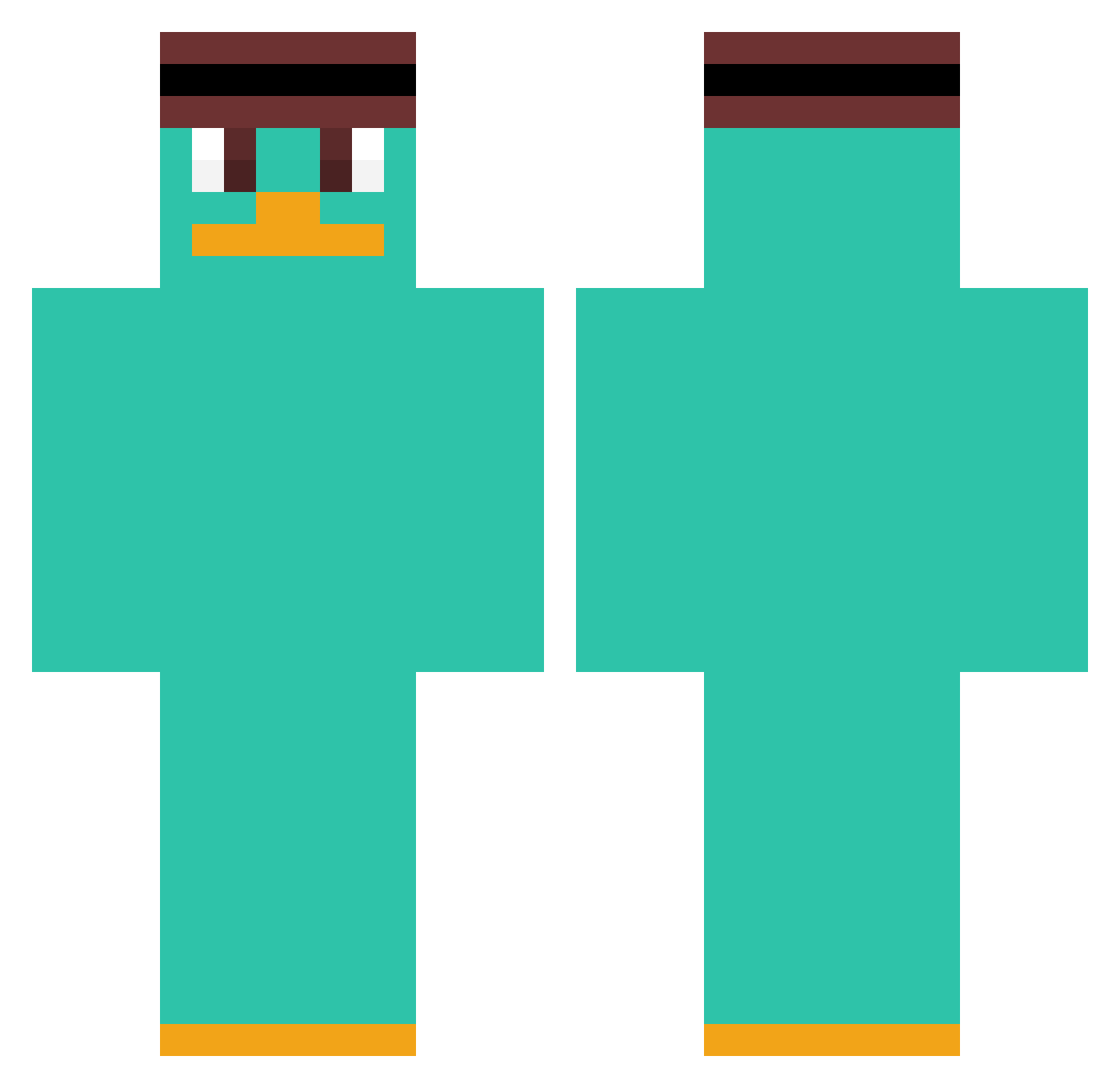 SO87SonoOta Minecraft skin, front and back view