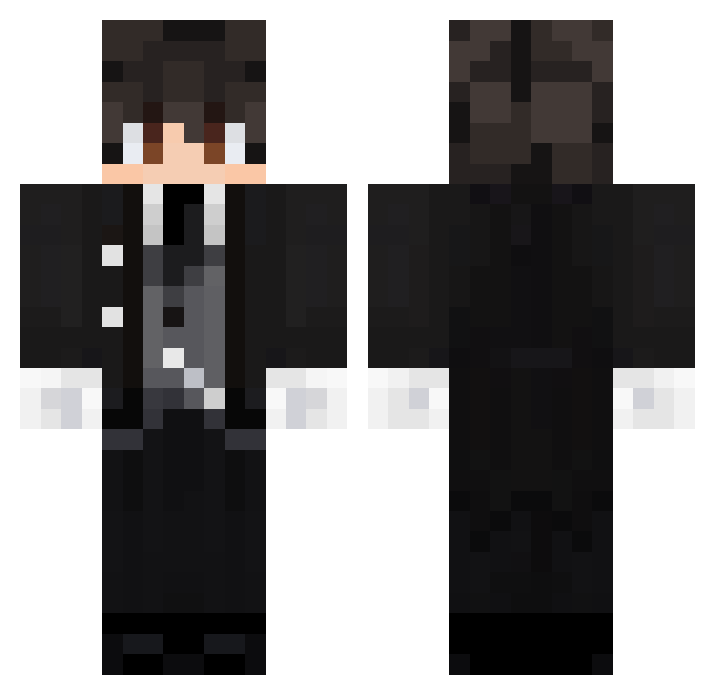 mvrko Minecraft skin, front and back view